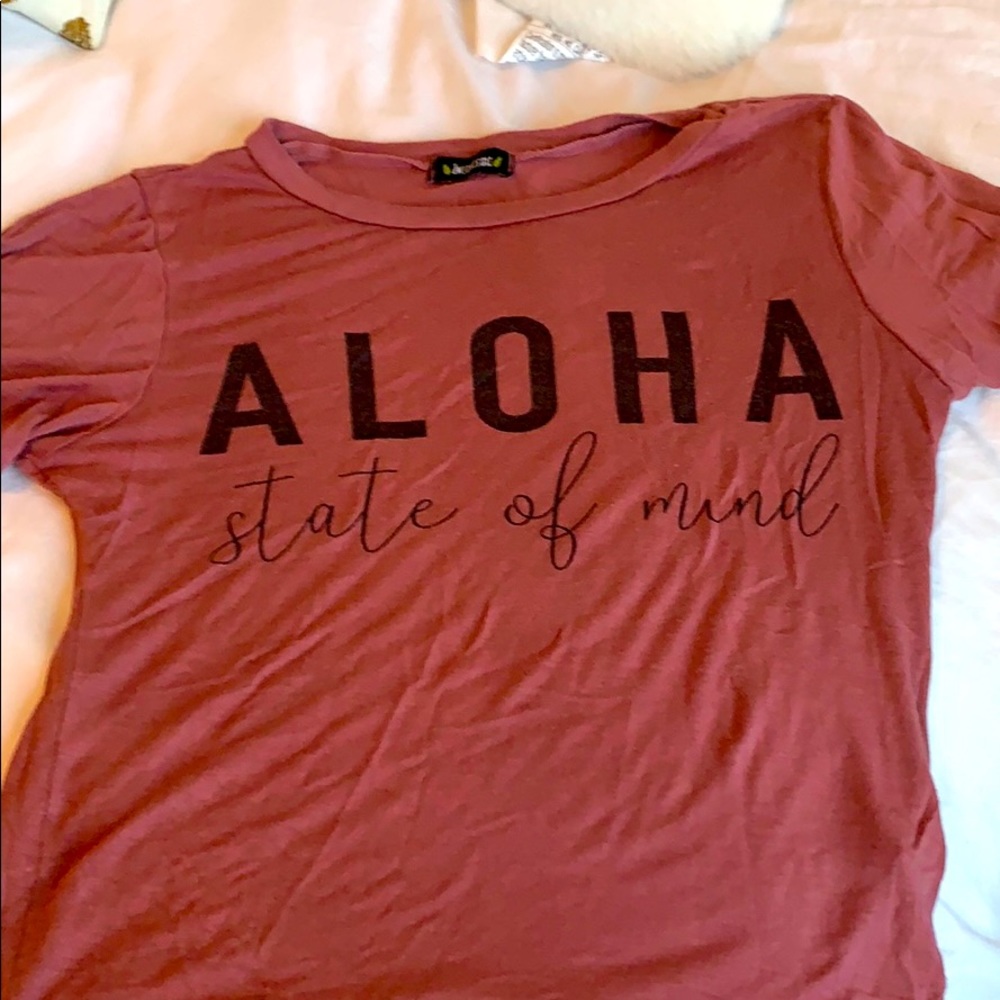 Crop top Aloha shirt